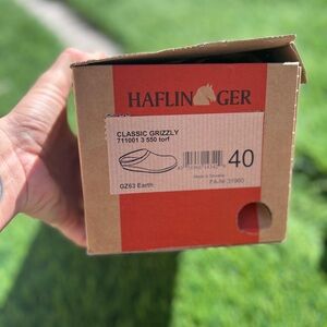 Haflinger Classic Grizzly Clogs in Earth Tone